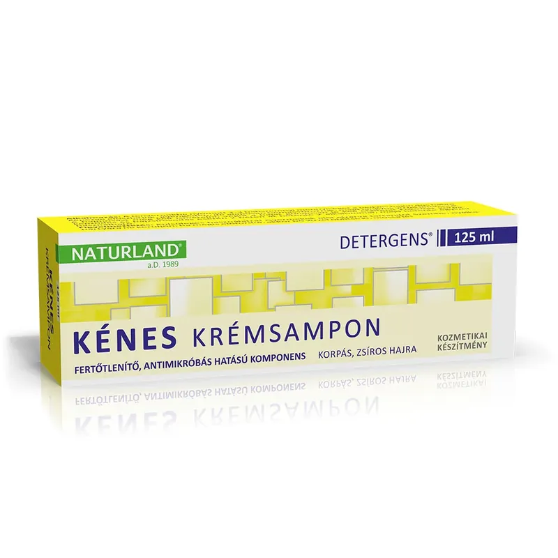 NATURLAND Detergens kénes krémsampon (125ml) Szuper akció