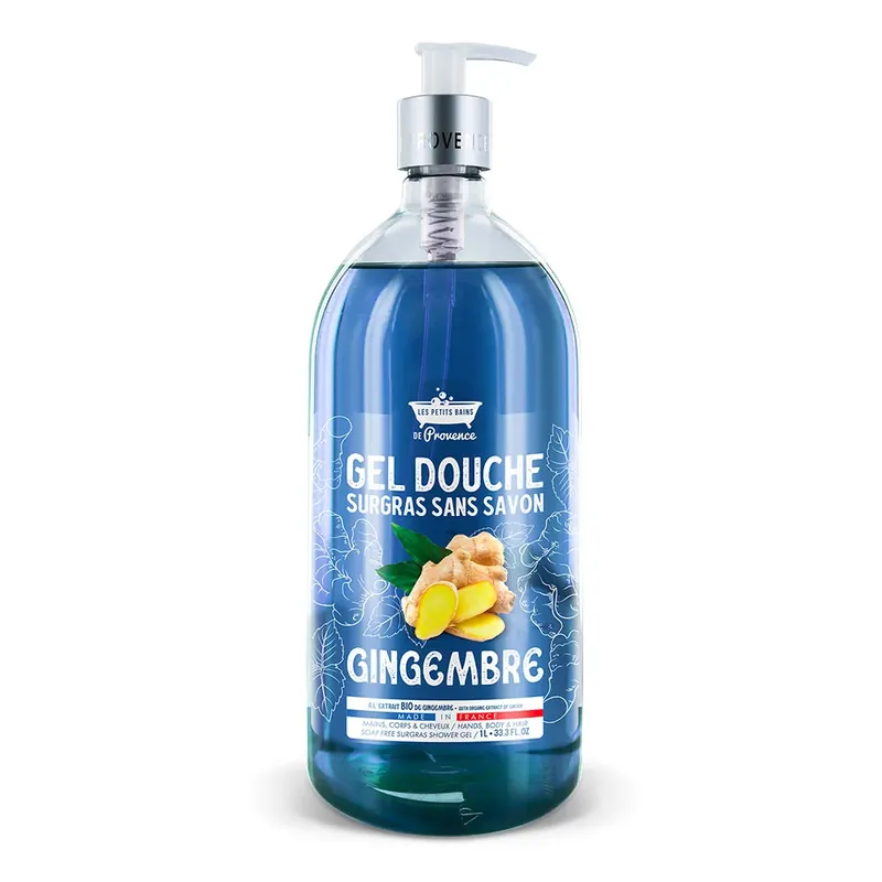 LES PETITS BAINS DE PROVENCE gyömbér tusfürdő (1000ml) Gyors kiszállítás