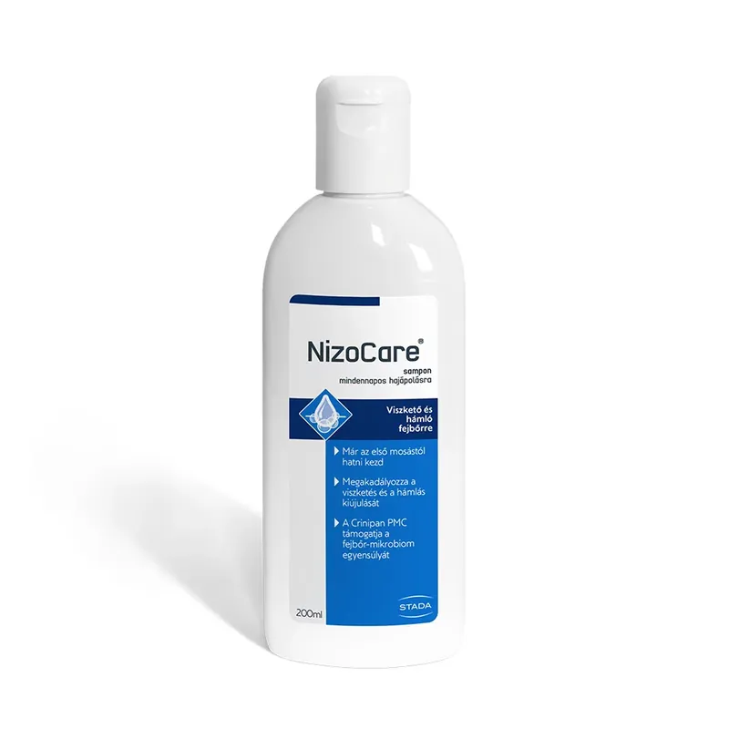 Gyors kiszállítás NIZOCARE sampon korpás viszkető fejbőrre (200ml)