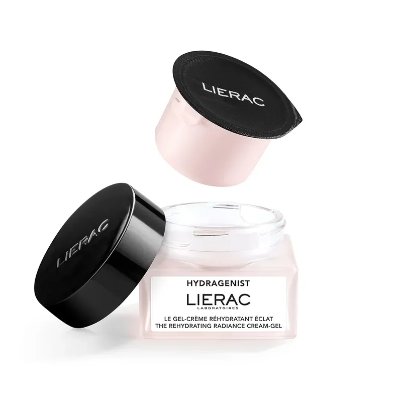 Biztonságos vásárlás LIERAC Hydragenist rehidratáló ragyogásfokozó gél-krém utántöltő (50ml)