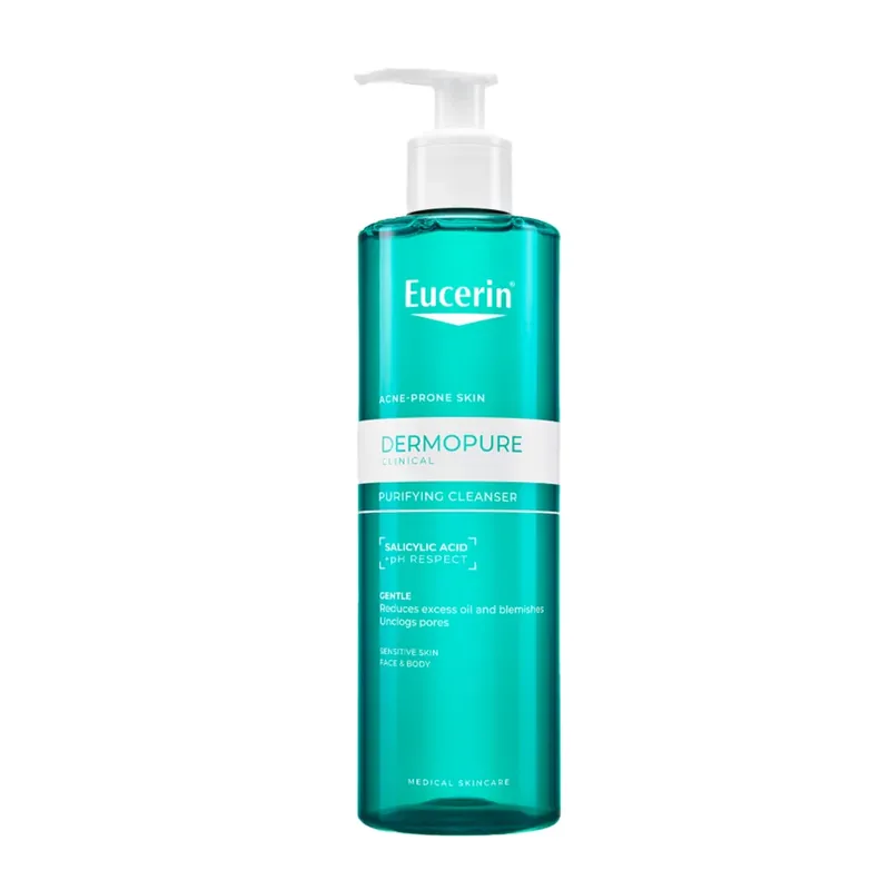 EUCERIN DermoPure Clinical Purifying Cleanser - Tisztító gél (400ml) Kihagyhatatlan ajánlat
