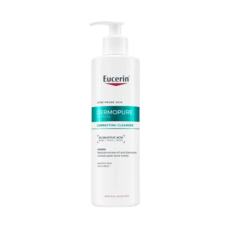 EUCERIN DermoPure Clinical Correcting Cleanser - Mélytisztító gél (400ml) Újdonság
