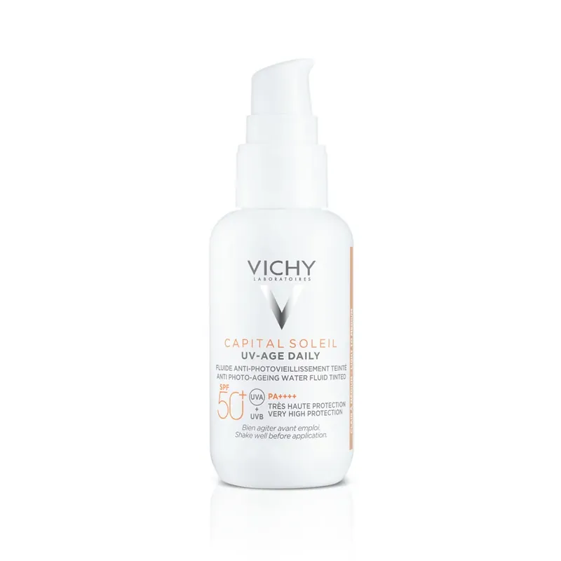 VICHY Capital Soleil UV-Age Daily színezett fényvédő light SPF50+ (40ml) Szuper ajánlat