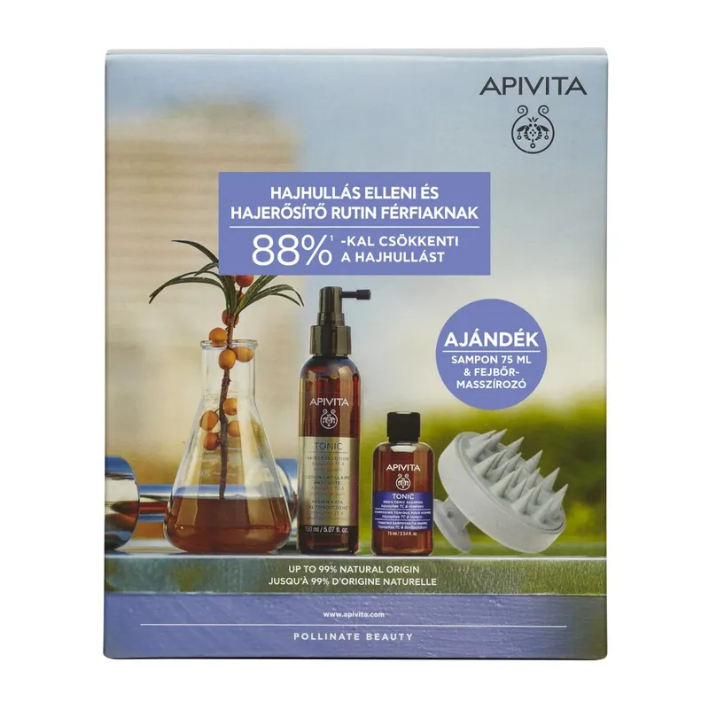 APIVITA szett Lotion hajhullás elleni - Férfiaknak (150ml+75ml) Bestseller
