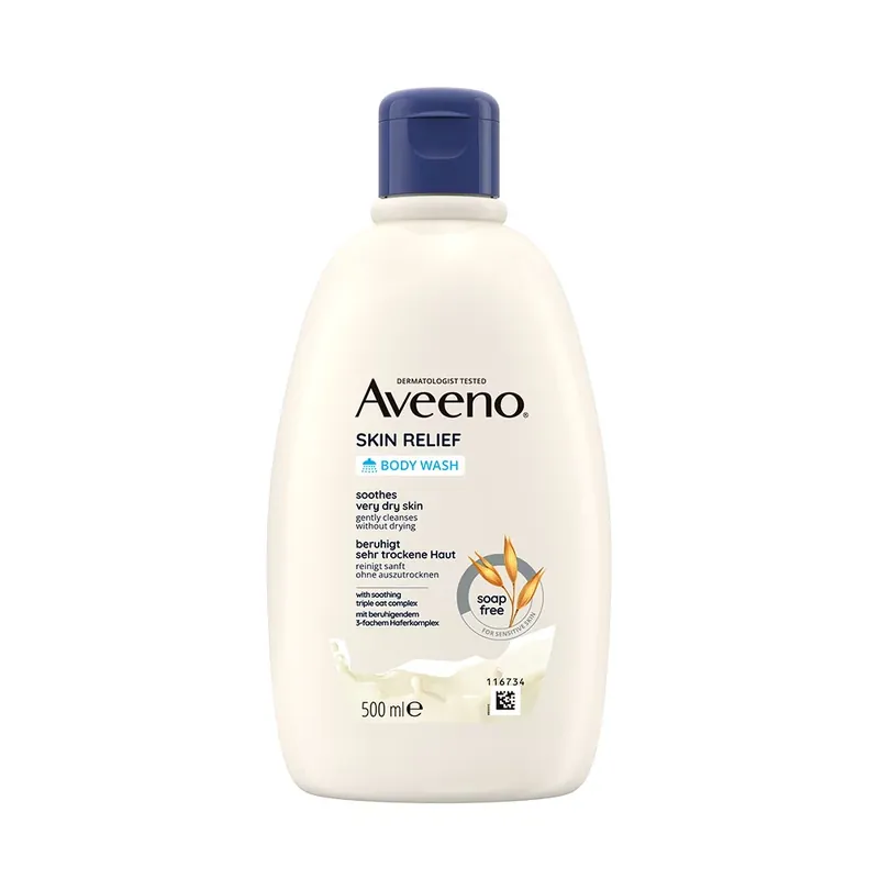 AVEENO Skin Relief hidratáló illatmentes tusfürdő (500ml) Szuper akció