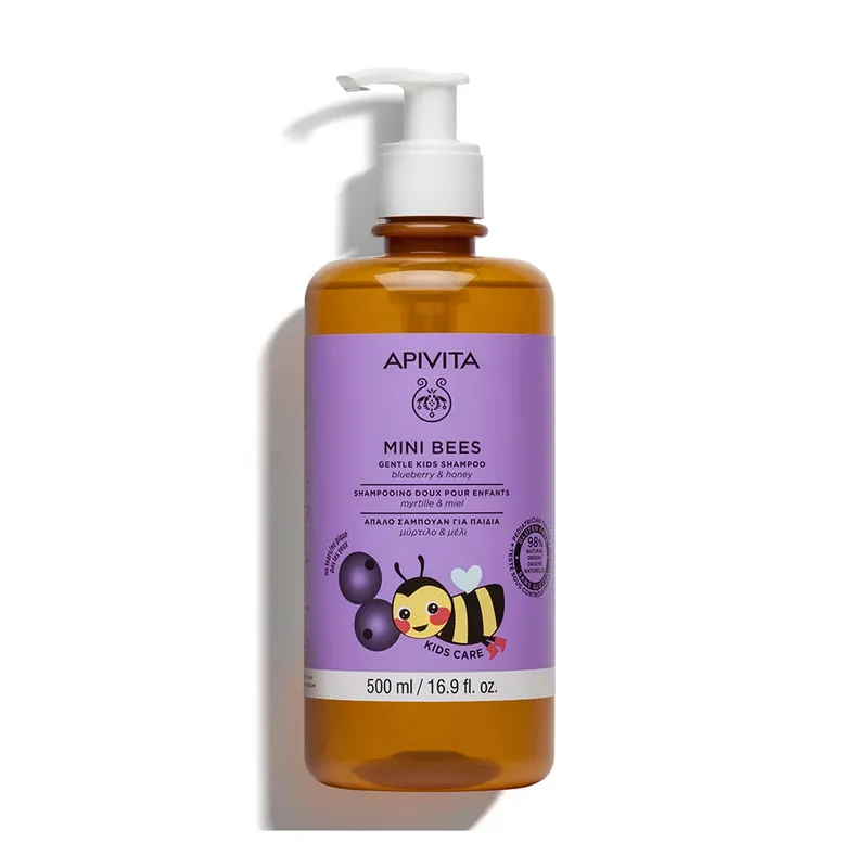 Olcsóbb APIVITA MINI BEES bőrkímélő sampon gyerekeknek (500ml)