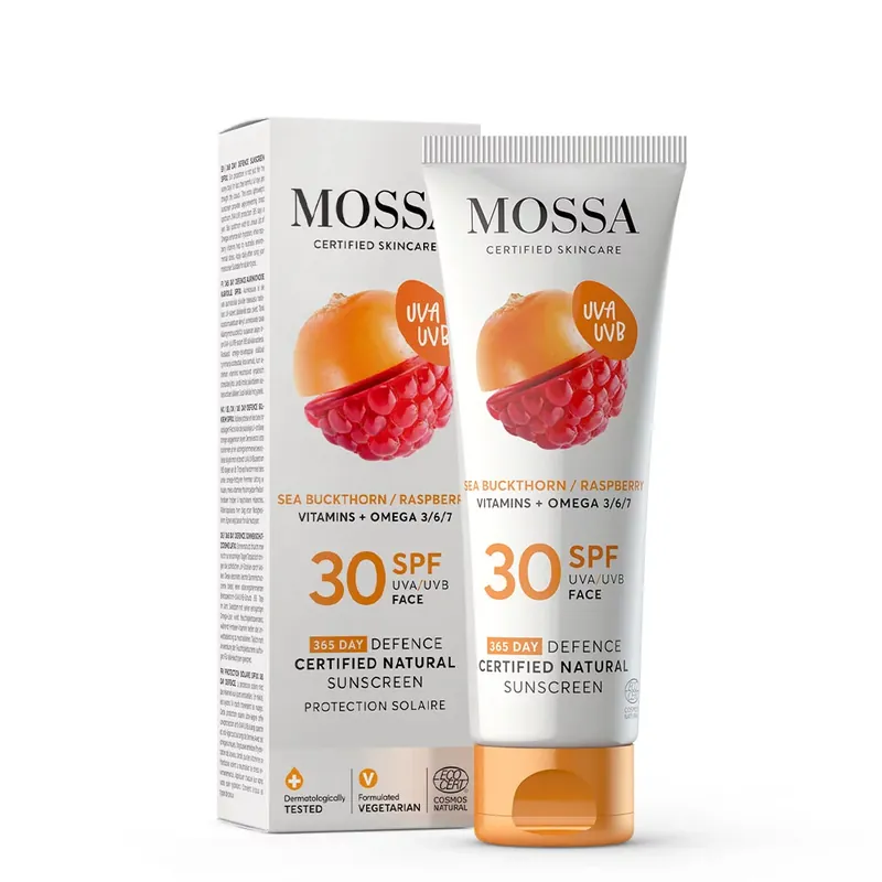 Prémium MOSSA 365 Days minősített natúr fényvédő arcra SPF30 (50ml)