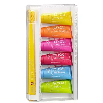 CURAPROX Be You fogkrém próbacsomag fogkefével (6x10ml) Olcsóbb