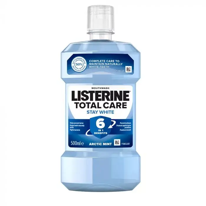LISTERINE Total Care Stay White szájvíz (500ml) Akciós ár