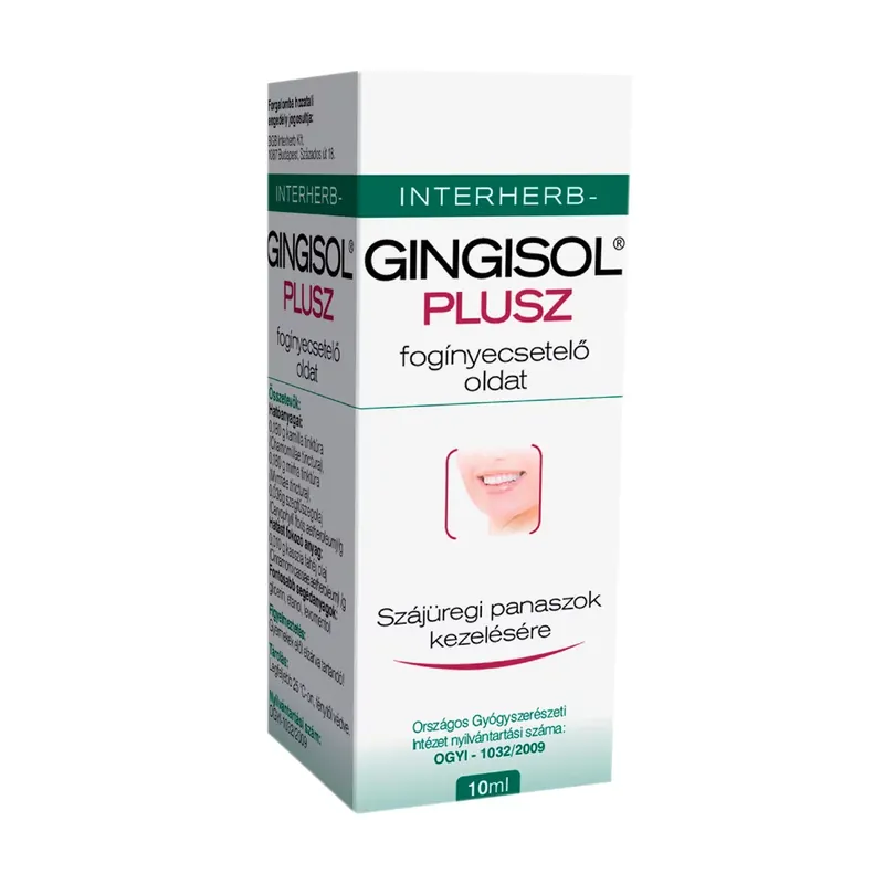 INTERHERB Gingisol Plusz fogínyecsetelő oldat (10ml) Prémium