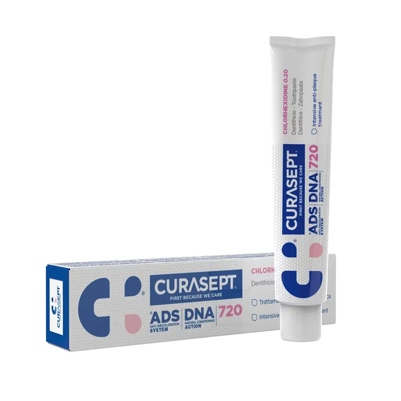 Azonnali szállítás CURASEPT ADS DNA 720 klórhexidin tartalmú fogkrém gél (75ml)