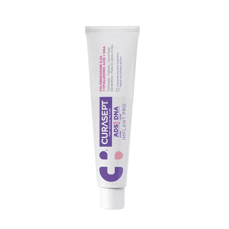 CURASEPT ADS DNA IMPLANT PRO fogkrém gél (0,20% CHX+HA) (75ml) Népszerű