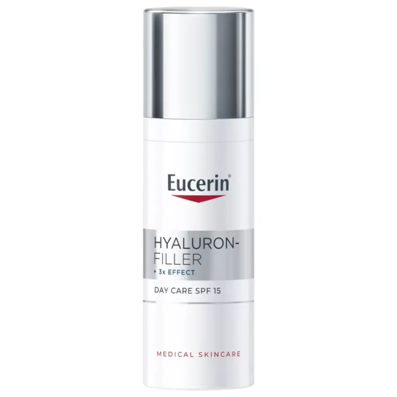 Vásárlói kedvenc Eucerin Hyaluron-Filler ráncfeltöltő nappali arckrém normál/vegyes bőrre SPF15 50 ml