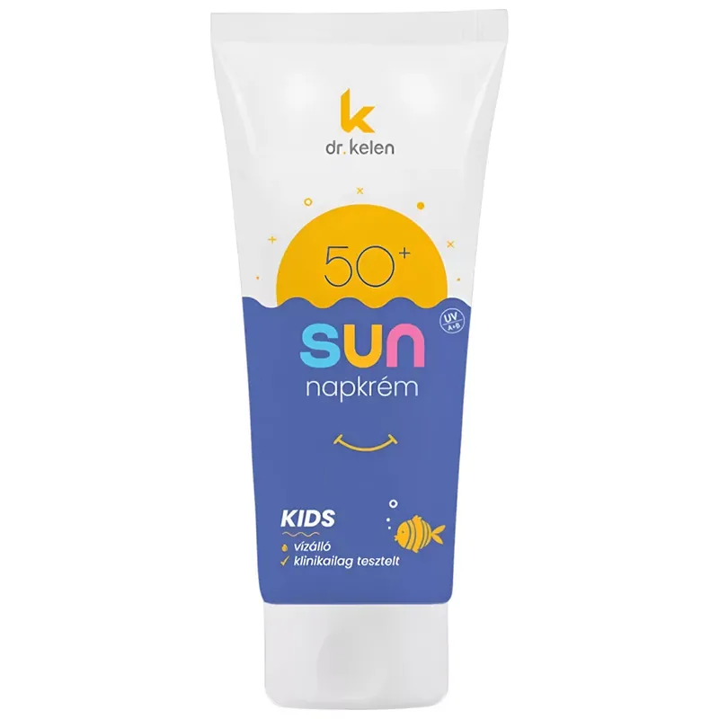 Dr. Kelen SunSave F50+ gyerek napkrém 100 ml Szezonális akció