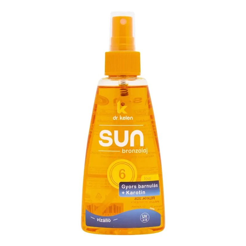 Biztonságos vásárlás Dr. Kelen SunSave F6 bronzolaj 150 ml