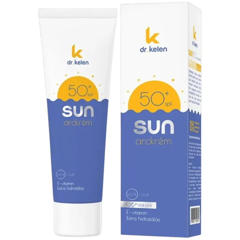 Csak ma Dr. Kelen SunSave napkrém arcra F50+ 75 ml