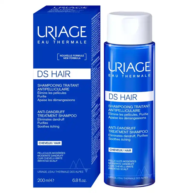 Uriage D.S. Hair sampon korpás fejbőrre 200 ml Expressz kézbesítés