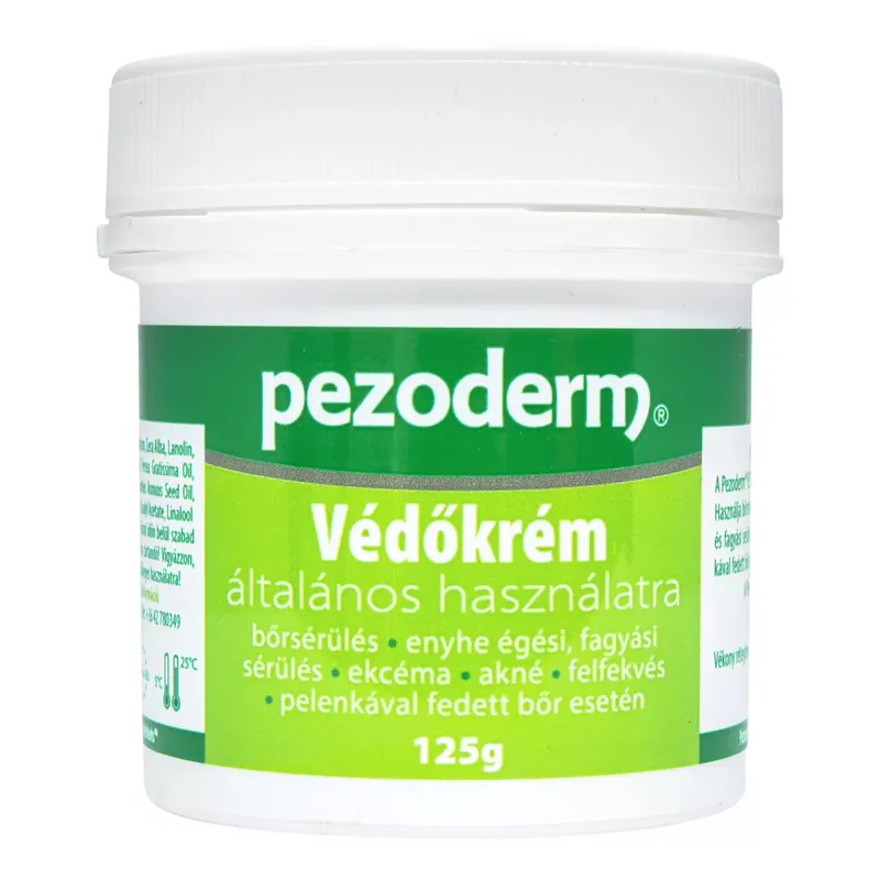 Pezoderm védőkrém 125 g Azonnali szállítás