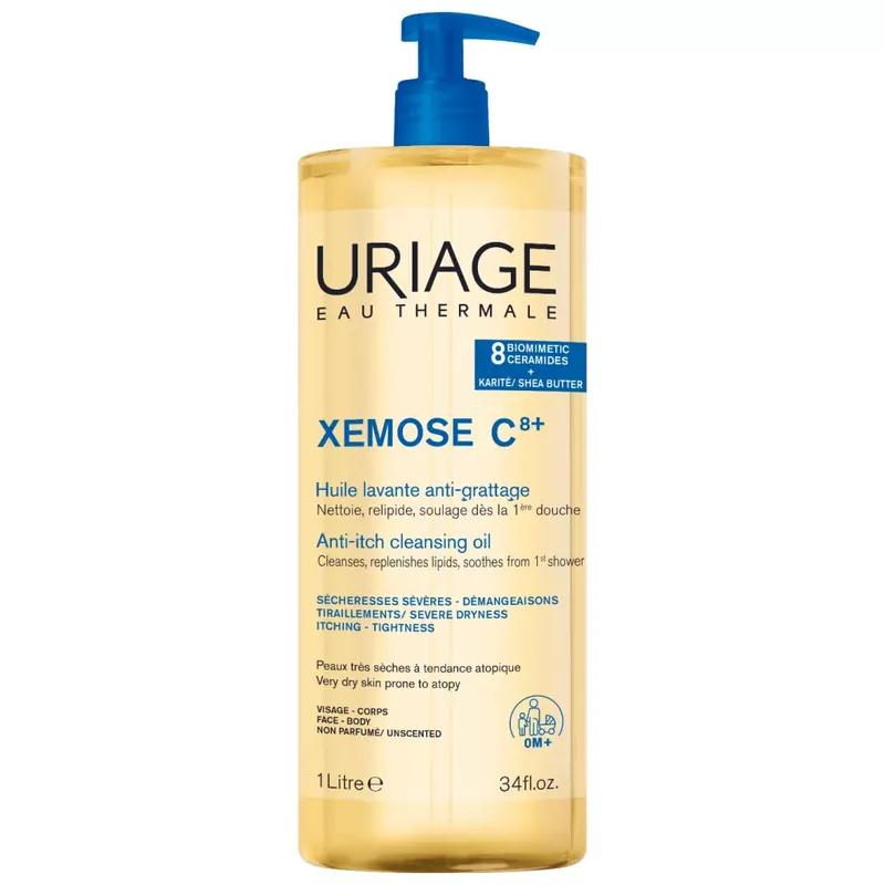 Legkelendőbb Uriage Xémose C8+ olajtusfürdő 1000 ml
