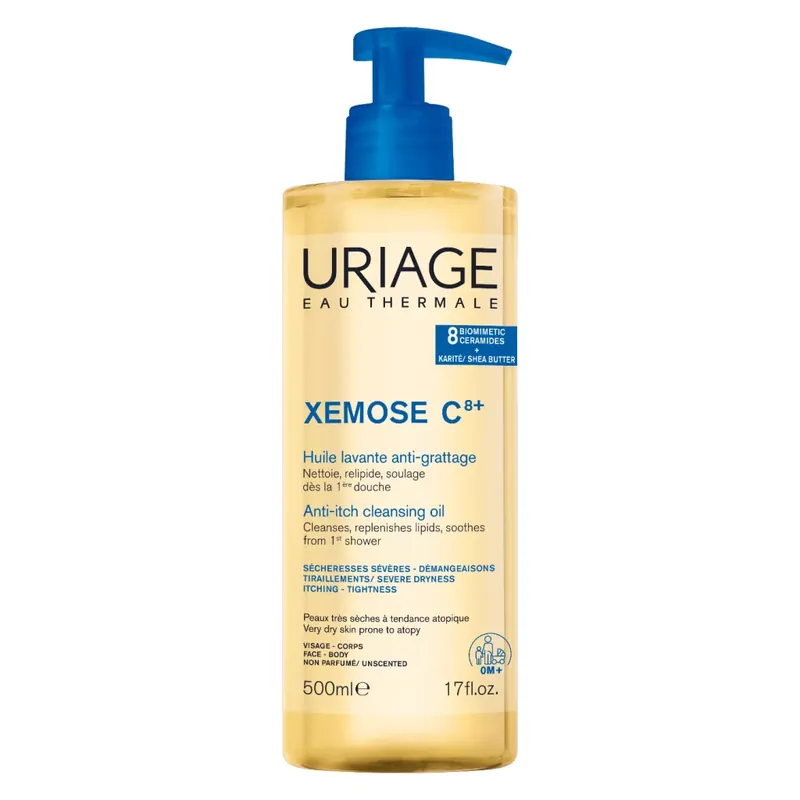 Szuper akció Uriage Xémose C8+ olajtusfürdő 500 ml