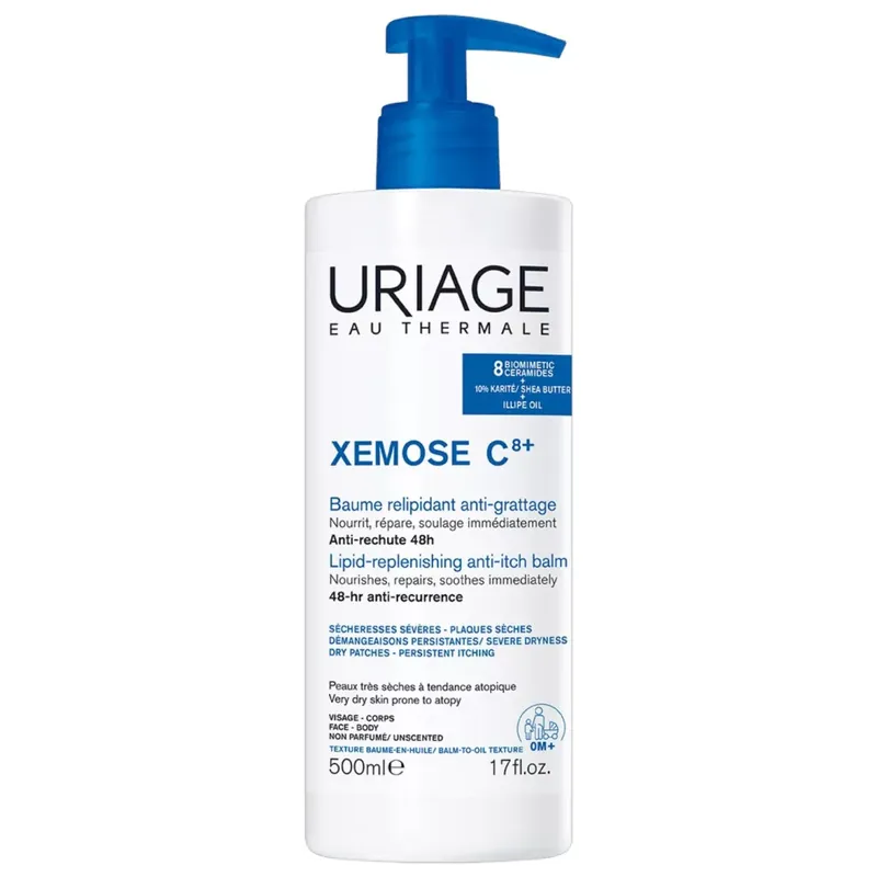 Outlet Uriage Xémose C8+ testápoló balzsam 500 ml