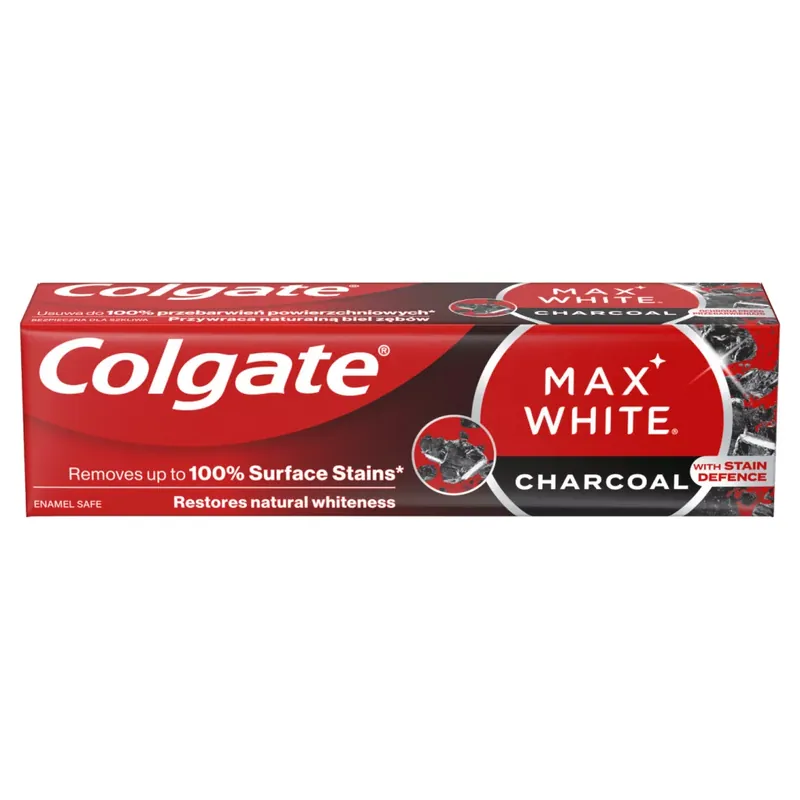 Colgate Max White Charcoal fogkrém 75 ml Biztonságos vásárlás