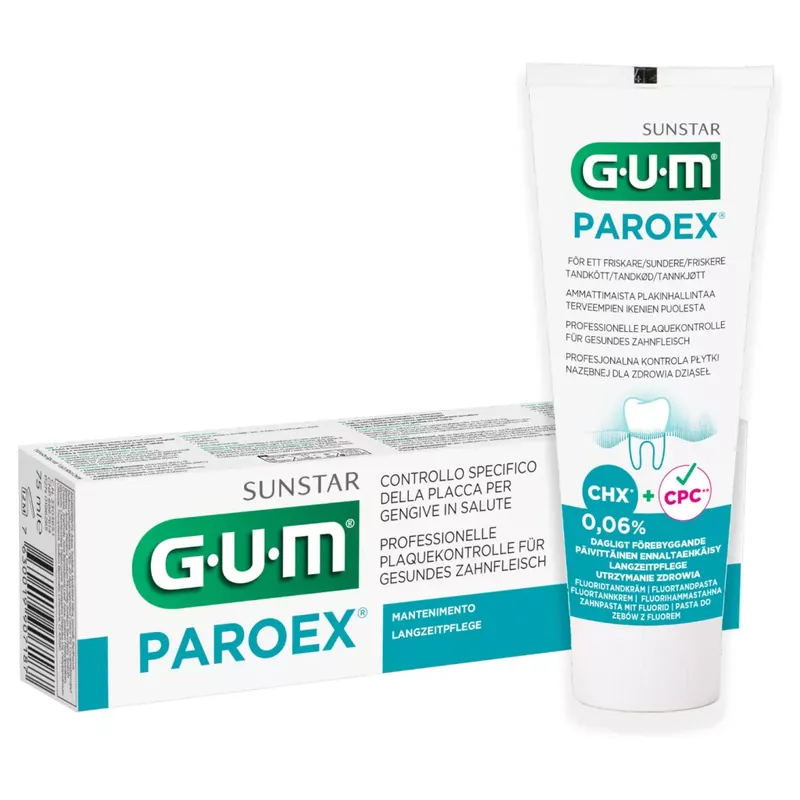 G.U.M Paroex CHX 0,06% fogkrém gél 75 ml Nézd meg most
