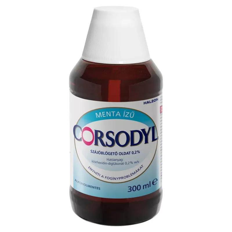 Corsodyl szájvíz alkoholmentes 300 ml Biztonságos fizetés