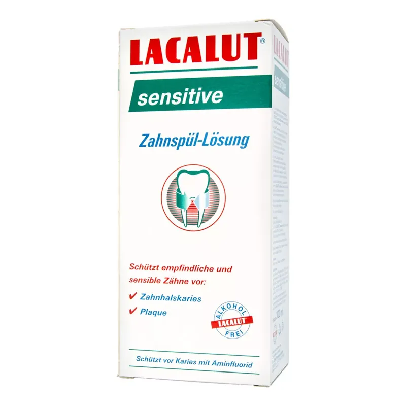 Lacalut Sensitive fluoridos szájvíz 300 ml Legjobb ár