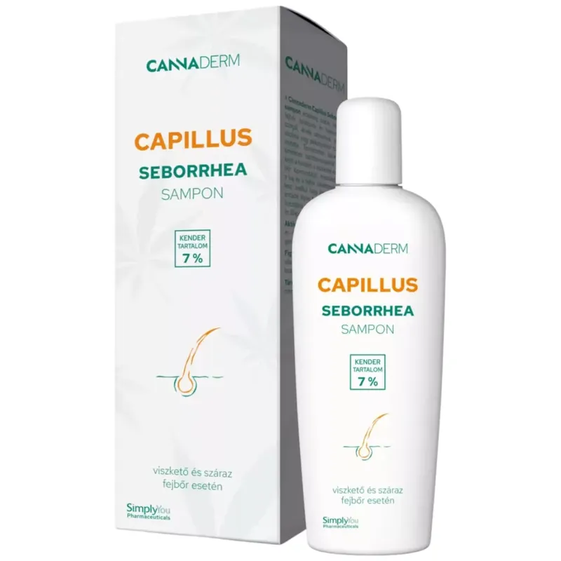 Cannaderm Capillus sampon seborrhea ellen 150 ml Vedd meg most