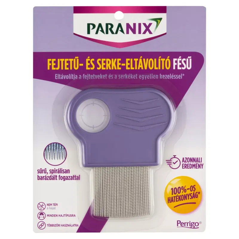 Exkluzív ajánlat Paranix fejtetű és serke eltávolító fésű