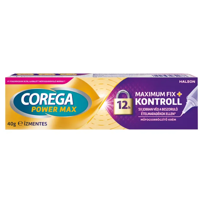 Corega Power Max Max Hold+ Seal ízmentes műfogsorrögzítő krém 40 g Legkelendőbb