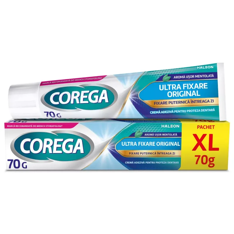 Ajánlat Corega műfogsorrögzítő krém extra erős rögzítés XL 70 g