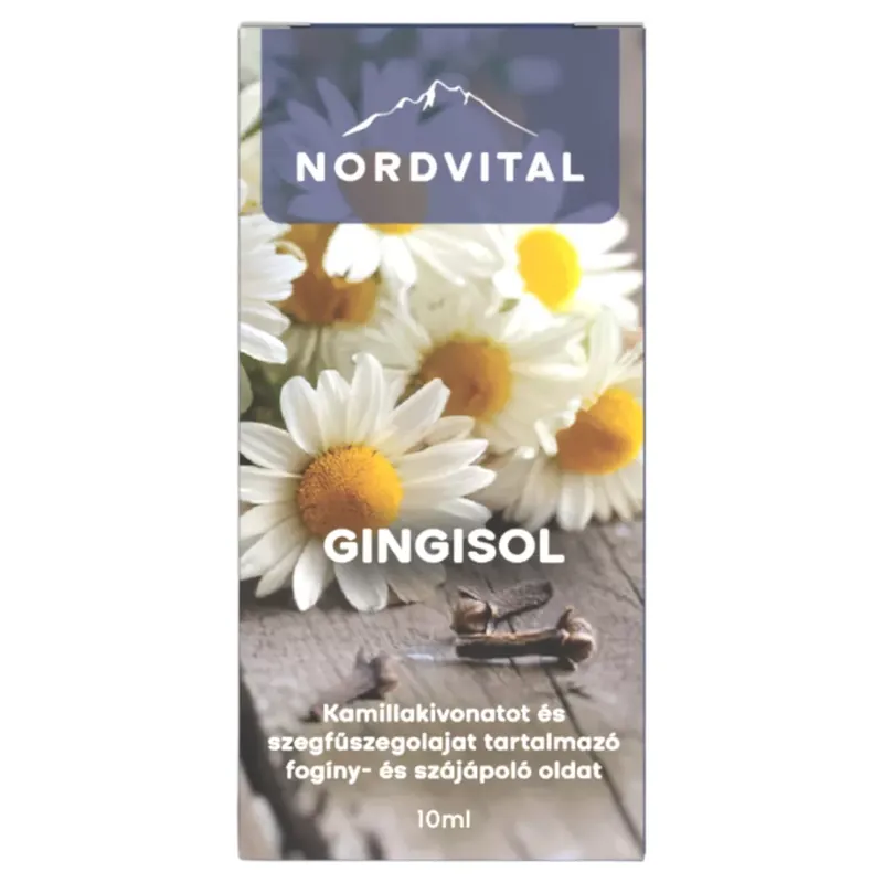 Nordvital Gingisol íny- és szájápoló oldat 10 ml Gyors kiszállítás