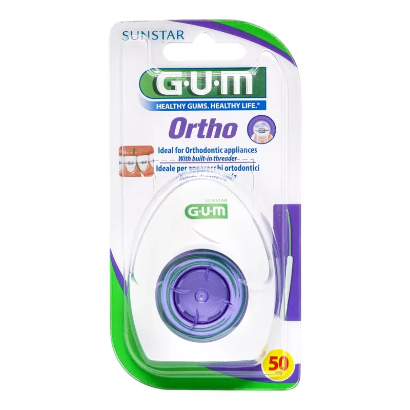 G.U.M Ortho Floss fogselyem 50 db Különleges ajánlat
