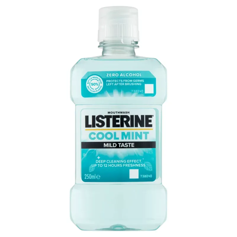 Különleges ajánlat Listerine Cool Mint szájvíz - enyhe íz 250 ml
