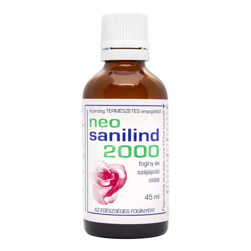 Biztonságos vásárlás Neo Sanilind 2000 fogíny- és szájápoló oldat 45 ml