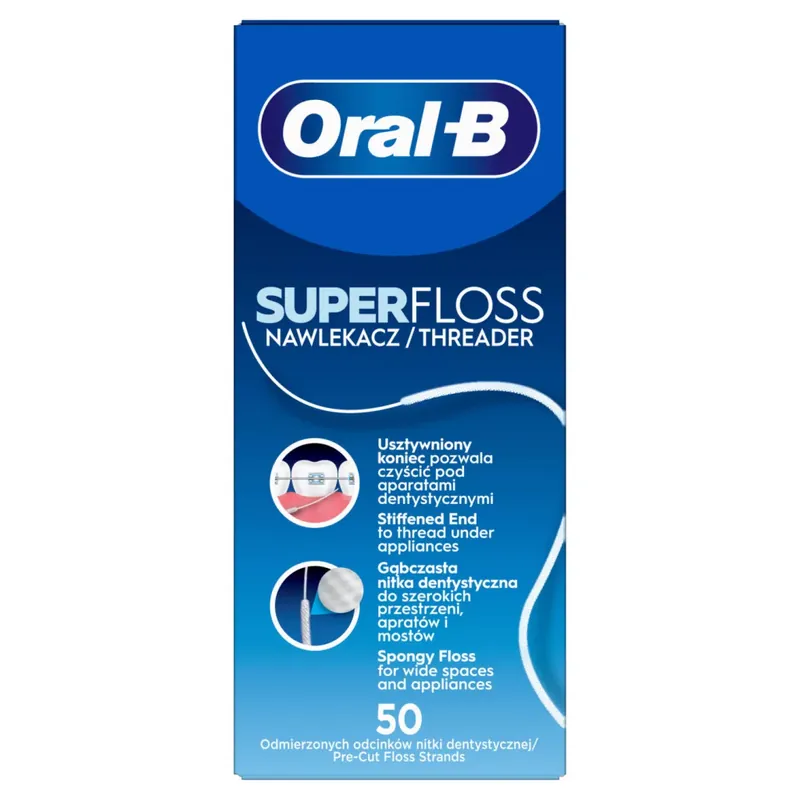 Oral-B Superfloss fogselyem 50 db Akció
