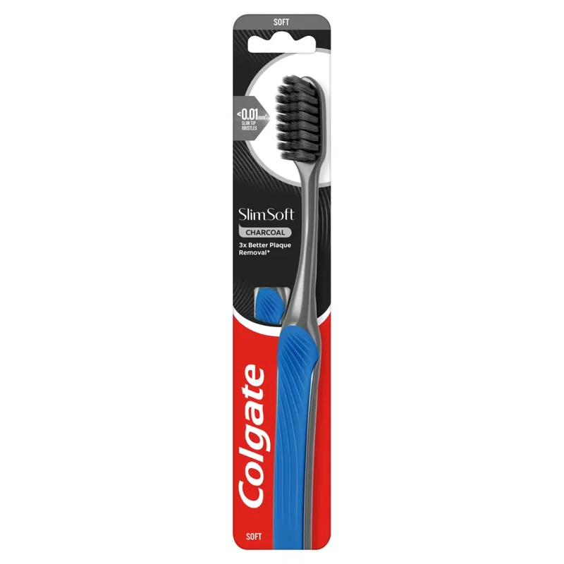 Biztonságos vásárlás Colgate Slim Soft Charcoal fogkefe