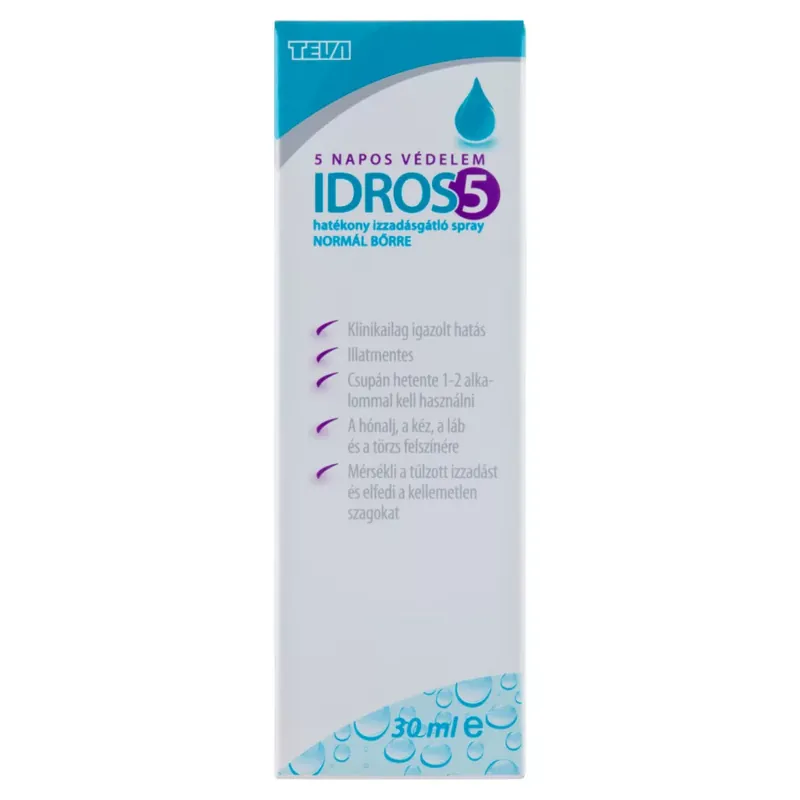 Idros 5 izzadásgátló spray 30 ml Kihagyhatatlan ajánlat