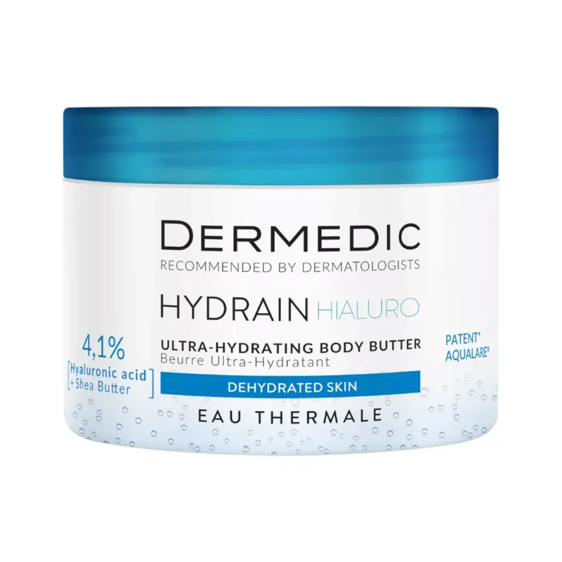 Azonnal elérhető Dermedic Hydrain³ ultra-hidratáló testvaj hialuronsavval 225 ml