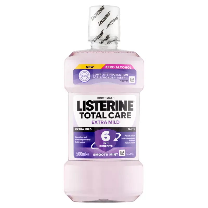 Listerine Total Care szájvíz - extra enyhe íz 500 ml Vedd meg most