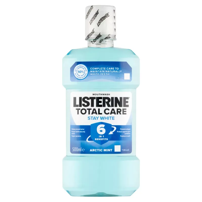 Biztonságos fizetés Listerine Stay White szájvíz 500 ml