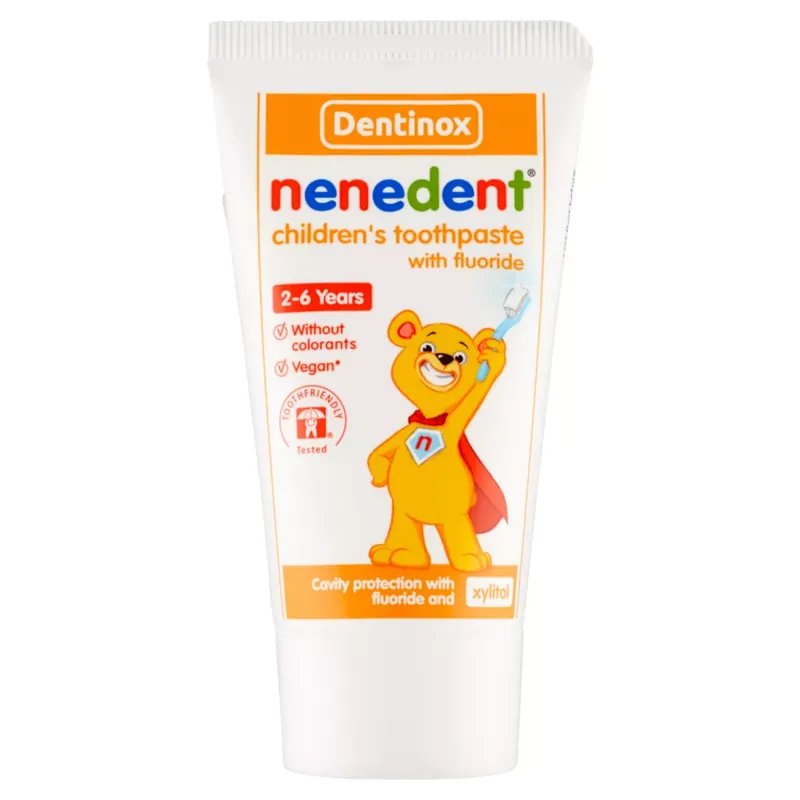 Különleges ajánlat Dentinox Nenedent gyermekfogkrém fluoriddal eper-málna ízű 50 ml