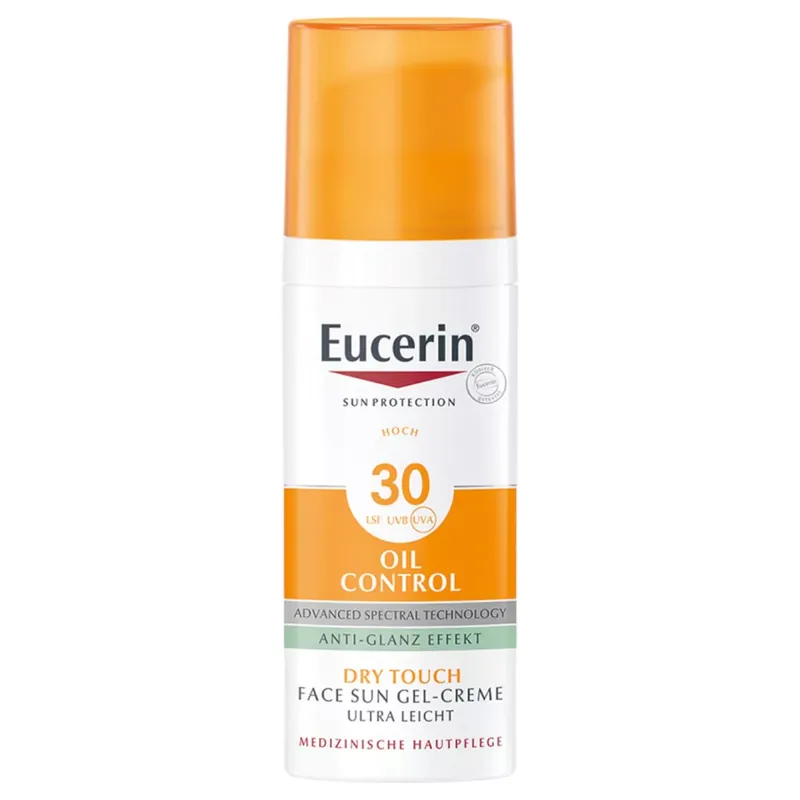 Eucerin Sun Oil Control napozó gél-krém arcra SPF30 50 ml Árcsökkenés