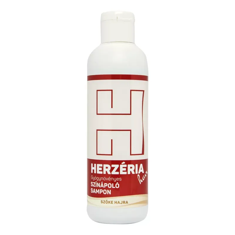 Vásárlói kedvenc Herzéria Hair gyógynövényes színápoló sampon szőke hajra 200 ml