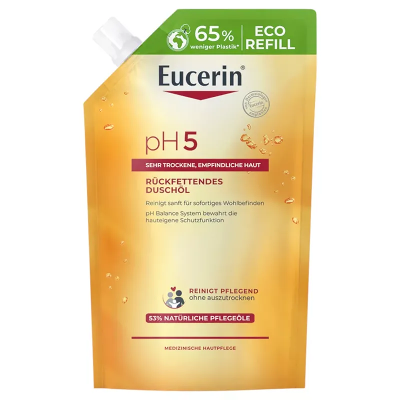 Eucerin pH5 olajtusfürdő öko-utántöltő 400 ml Szezonális akció