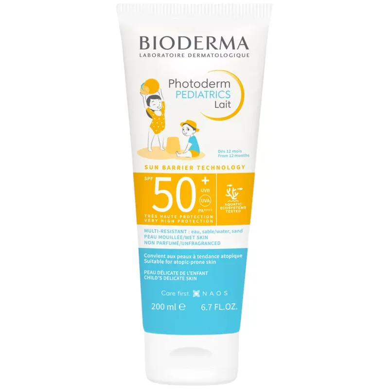 Bioderma Photoderm Pediatrics Lait SPF50+ 200 ml Ne maradj le