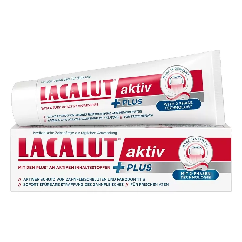 Újdonság Lacalut aktiv Plus fogkrém 75 ml