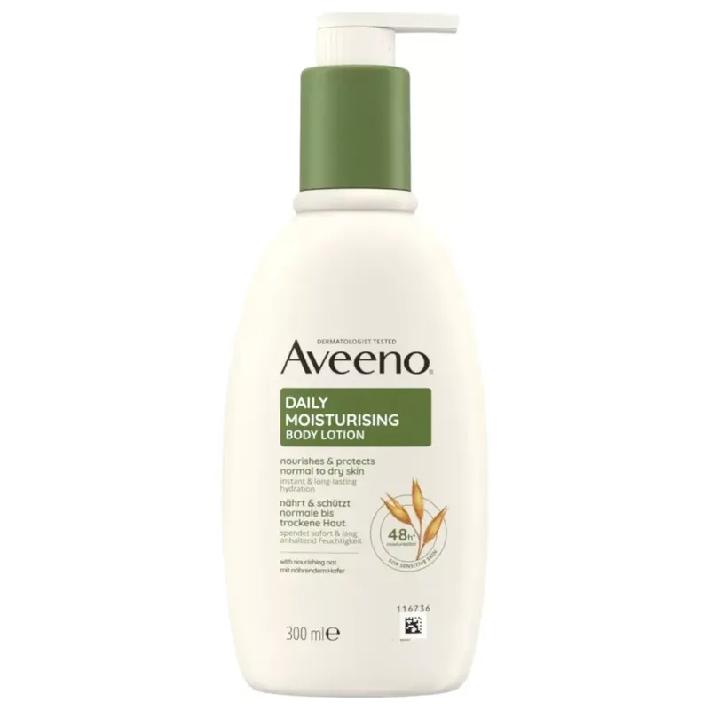 Olcsóbb Aveeno Daily Moisturising illatmentes hidratáló és tápláló krém testre 300 ml
